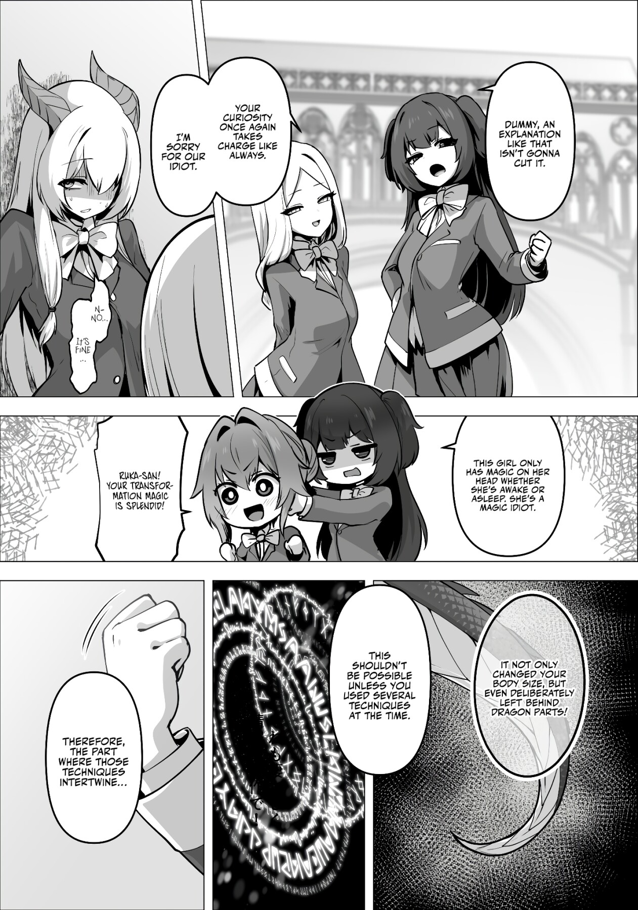 Hentai Manga Comic-The Daughter of the Strongest Dragon Race Won't Stop Begging for a Baby, So I'll Teach Her a Lesson with My Futanari Cock-Read-73